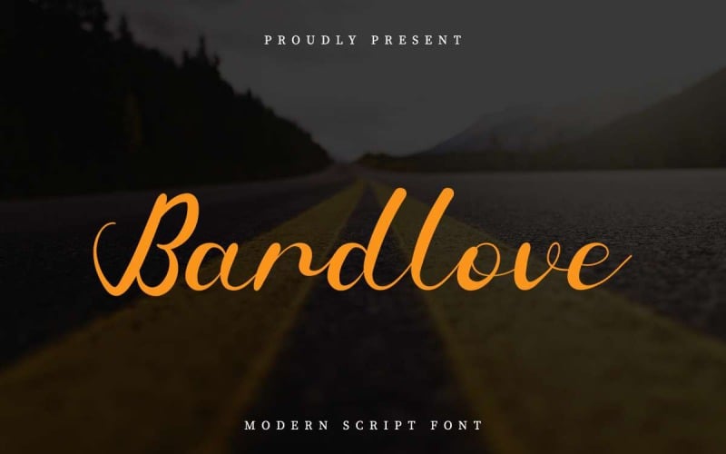 Шрифт Bardlove