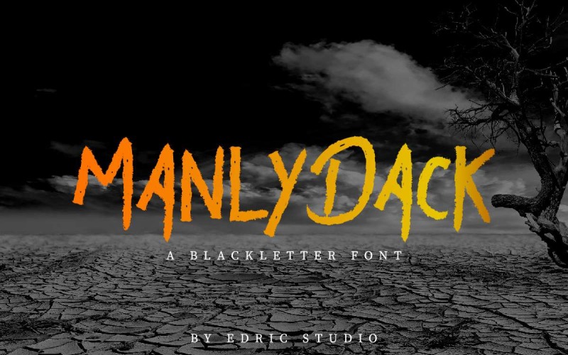 Шрифт Manly Dack