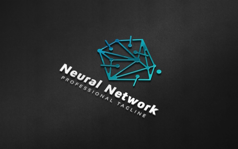 Abstrakte Mind Network Logo-Vorlage