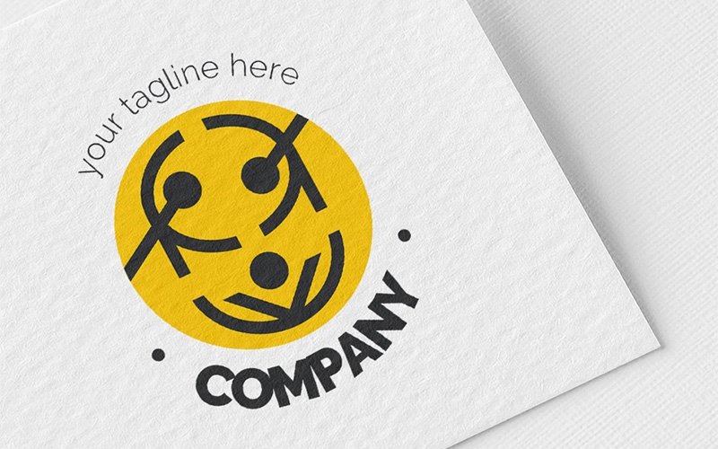 Download Шаблон логотипа "Drum and Acrobats Logo Template" / Drum and Acrobats Logo Template - Шаблон логотипа на тему графика drum,acrobat,theater,music,performance,artist,entertainment,percussion,instruments,culture,sign,minimalism,one,color,two,colors,emblem