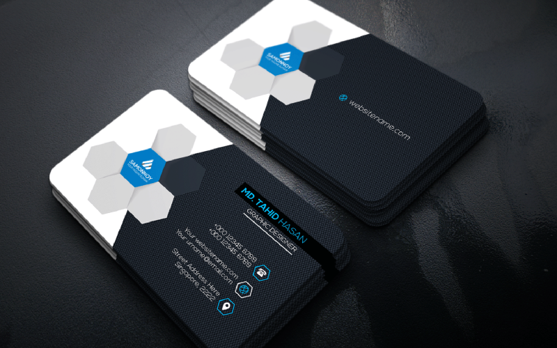 Branding Stationary Business Card - Corporate Identity Template