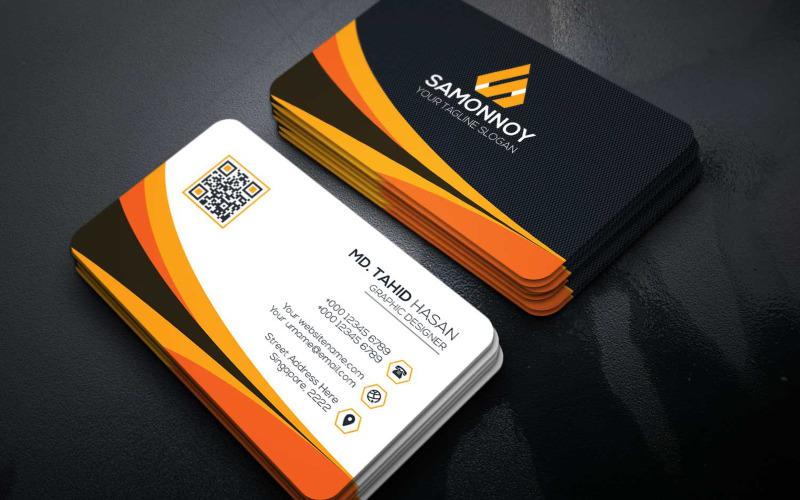 Download Фирменный стиль "Business Card - Corporate Identity Template" / Business Card - Corporate Identity Template - Фирменный стиль на тему графика print,designer,business,card,both,side,design,green,black,white,professional,modern,graphic,landscape,official,standard,creative,simple,web,logo