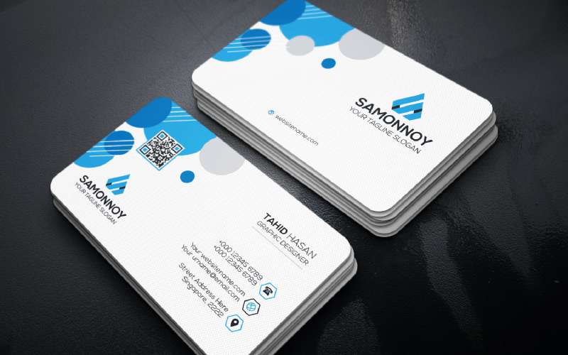 Download Фирменный стиль "Business Card - Corporate Identity Template" / Business Card - Corporate Identity Template - Фирменный стиль на тему графика print,designer,business,card,both,side,design,green,black,white,professional,modern,graphic,landscape,official,standard,creative,simple,web,logo