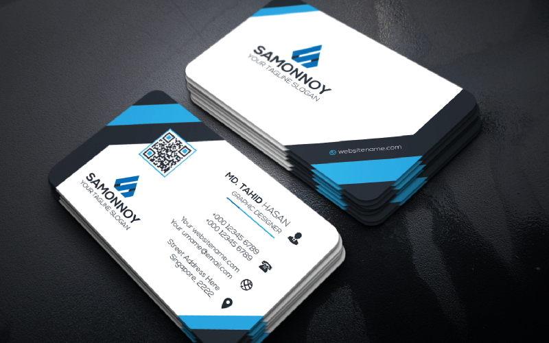 Download Фирменный стиль "Business Card - Corporate Identity Template" / Business Card - Corporate Identity Template - Фирменный стиль на тему графика print,designer,business,card,both,side,design,green,black,white,professional,modern,graphic,landscape,official,standard,creative,simple,web,logo