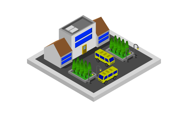 Download Vector "Isometric School On A White Background - Vector Image" / Isometric School On A White Background - Vector Image - Vector на тему графика illustration,vector,design,concept,university,isometric,school,white,3d,building,education,set,class,teacher,computer,student,background,classroom,people,architecture