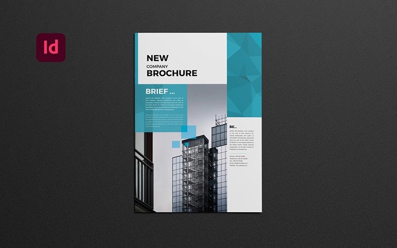 Brochure del profilo aziendale - Modello di identità aziendale
