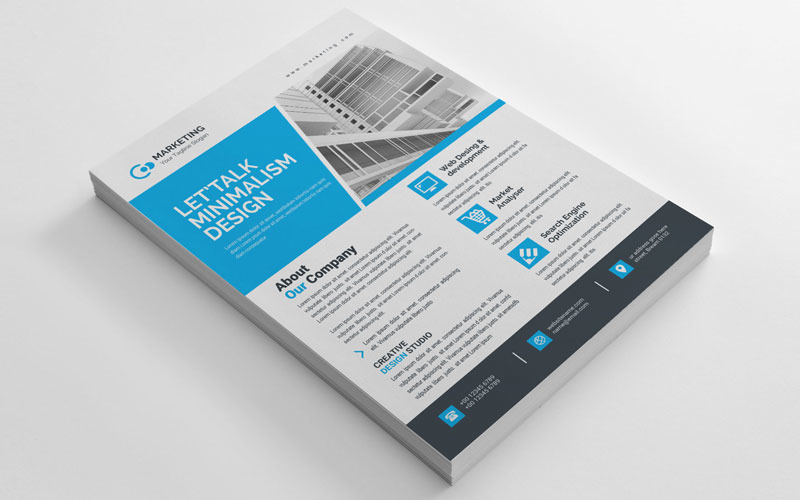 Download Фирменный стиль "Business Flyer - Corporate Identity Template" / Business Flyer - Corporate Identity Template - Фирменный стиль на тему графика a4,ad,business,clean,corporate,flyer,customisable,customize,design,easy,editable,logo,free,fonts,indesign,letter,magazine,modern,photoshop,poster