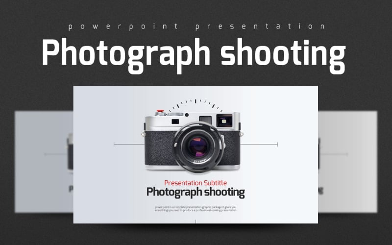 Camera PPT PowerPoint-sjabloon