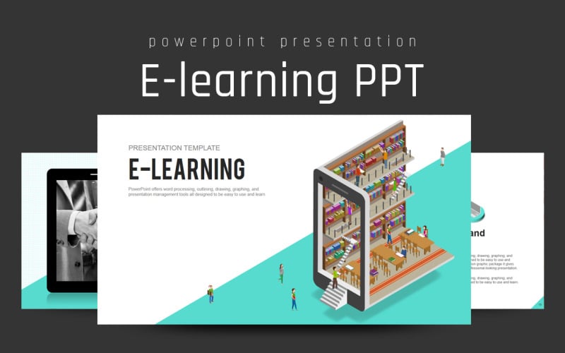 E-Learning PPT PowerPoint-Vorlage