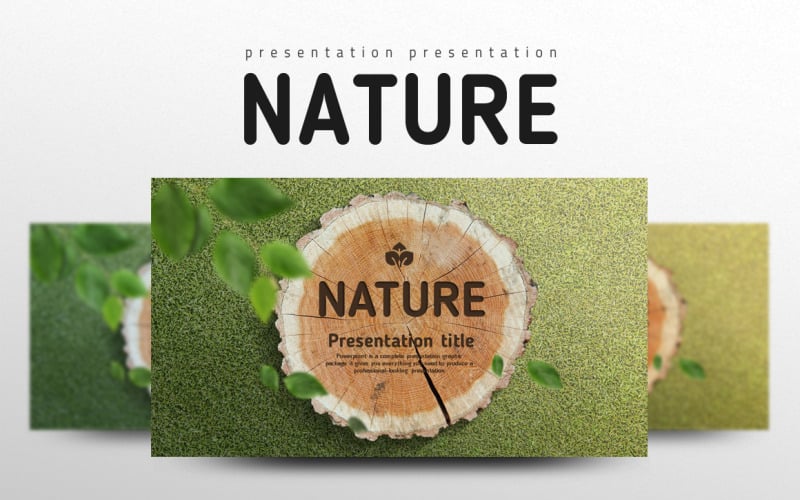 Plantilla de PowerPoint naturaleza