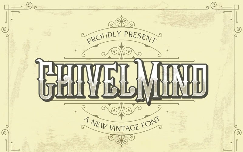 Chivel Mind - старовинний шрифт