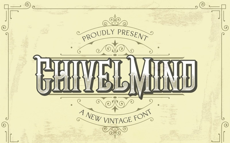 Chivel Mind - Vintage Font