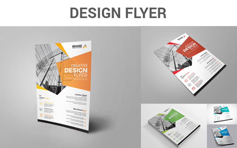 Download Фирменный стиль "Design Flyer - Corporate Identity Template" / Design Flyer - Corporate Identity Template - Фирменный стиль на тему графика black,blue,both,side,design,business,card,flyer,creative,designer,graphic,green,landscape,logo,magazine,modern,official,print,professional,simple