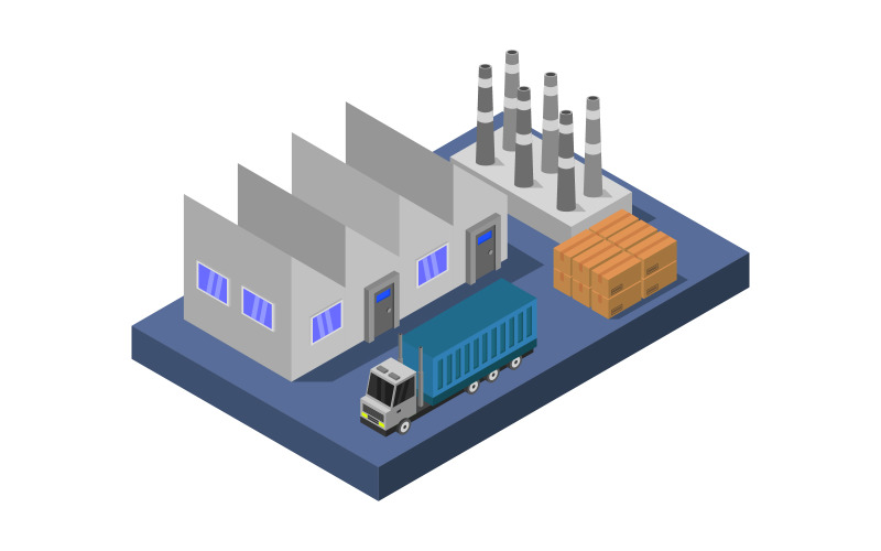 Download Vector "Isometric Industry - Vector Image" / Isometric Industry - Vector Image - Vector на тему графика illustration,plant,industrial,manufacture,warehouse,collection,isometric,business,set,factory,architecture,power,vector,construction,property,3d,building,storage,industry,isolated