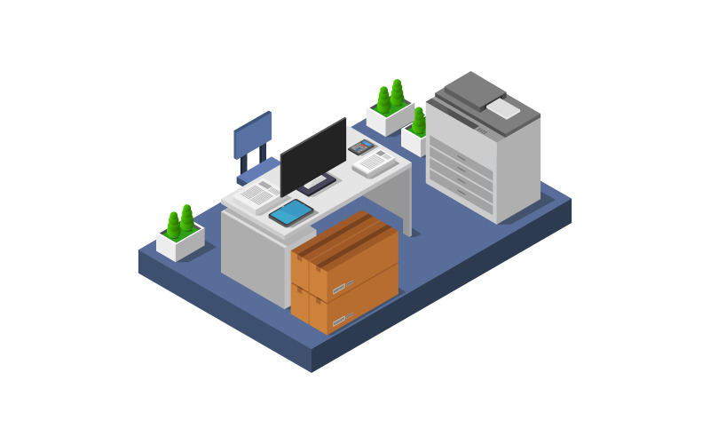 Download Vector "Isometric Office On White Background - Vector Image" / Isometric Office On White Background - Vector Image - Vector на тему графика business,vector,isometric,3d,office,people,center,window,illustration,structure,architecture,floor,construction,design,modern,house,icon,exterior,city,contemporary