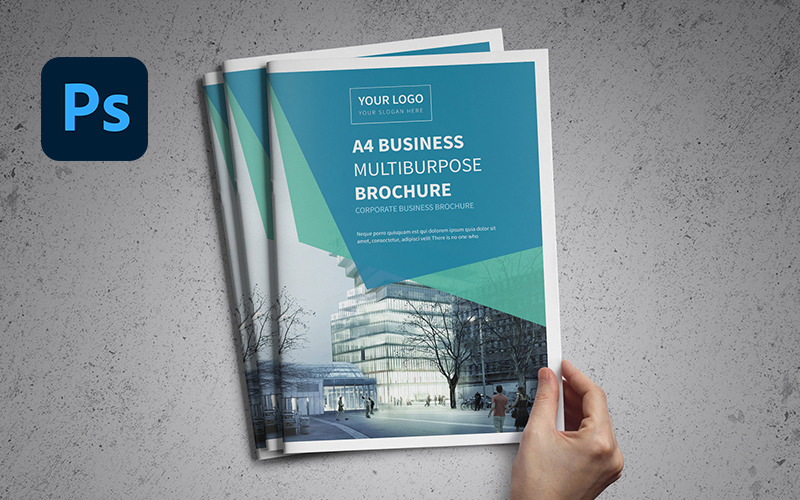 Download Фирменный стиль "New A4 Business Brochure - Corporate Identity Template" / New A4 Business Brochure - Corporate Identity Template - Фирменный стиль на тему графика a4,annual,report,business,catalog,template,catalogs,catalogue,chart,charts,clean,corporate,customizable,customize,design,elegant,indesign,infographic,interior,modern