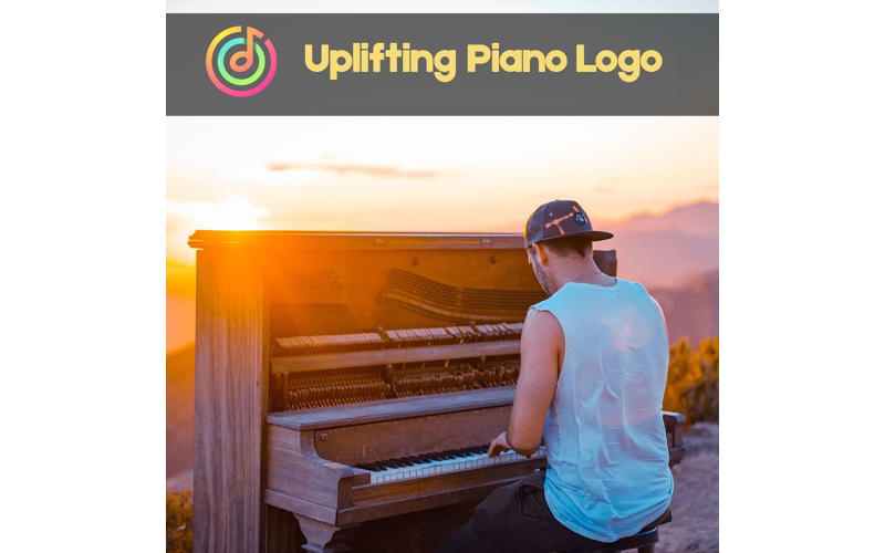 Povznášející logo klavíru - zvuková stopa