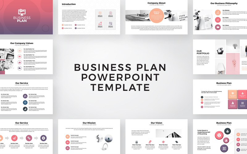 Шаблон презентации бизнес-плана PowerPoint