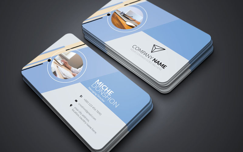 Download Фирменный стиль "Miche Donshon -  Business Card - Corporate Identity Template" / Miche Donshon -  Business Card - Corporate Identity Template - Фирменный стиль на тему графика business,card,corporate,liflet,computer,internet,stationery,id,kit,blue,hi-quality,official,symple,green,logo,professional,modern,art,standard,creative