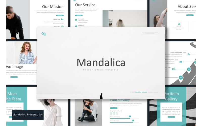 Modelo Mandalica PowerPoint