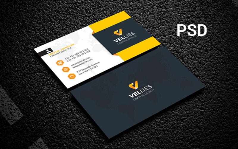 Vellies Business Card - Corporate Identity Template