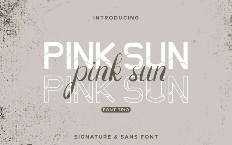 Carattere sole rosa
