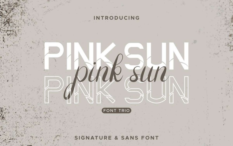 Шрифт Pink Sun