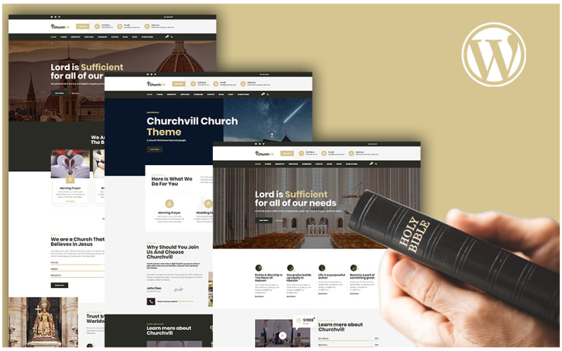 Churchvill - egyházi WordPress téma
