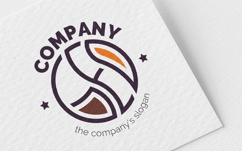 Download Шаблон логотипа "Coffee Logo Template" / Coffee Logo Template - Шаблон логотипа на тему графика circle,coffee,cup,of,bean,aroma,hot,steam,house,geometric,proportional,3,colors,1,color,line