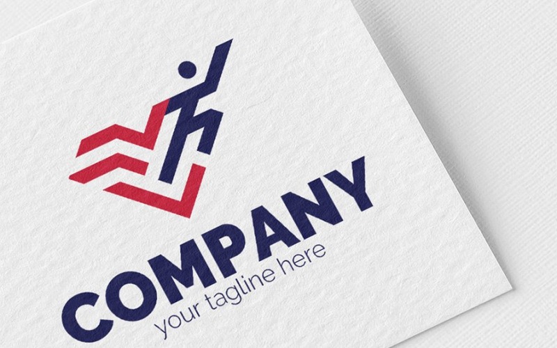 Coin M + P Logo Template