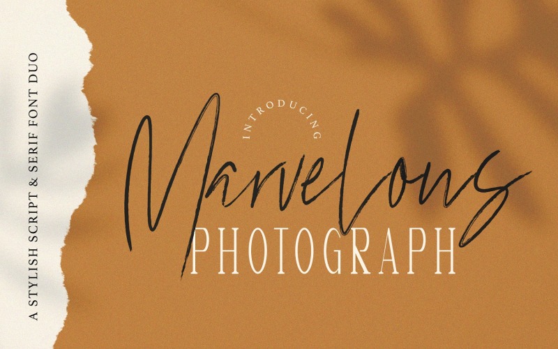 Fantastiskt fotografi - Duo Serif Font