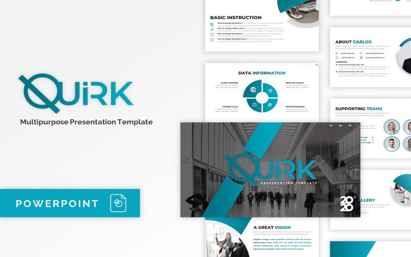 Gyors – Többcélú PowerPoint sablon