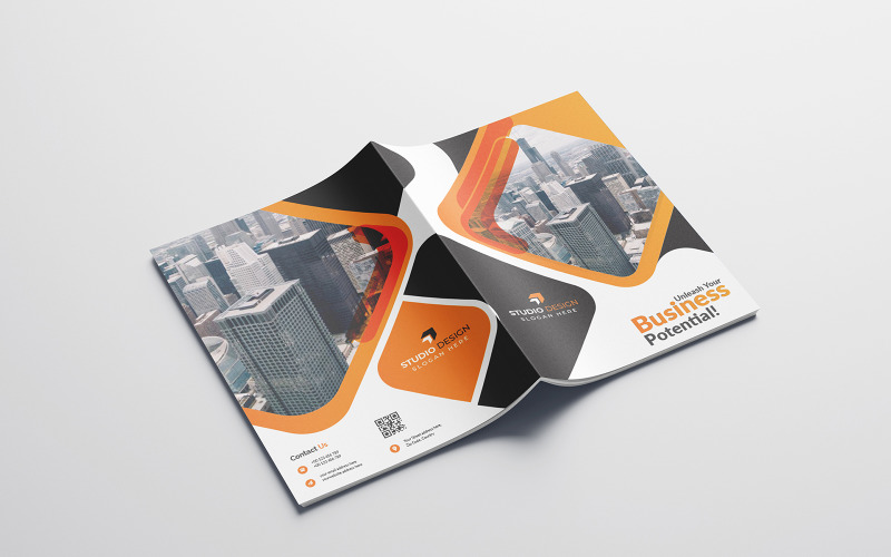 Derby Raw 8 Page Business Brochure - Corporate Identity Template