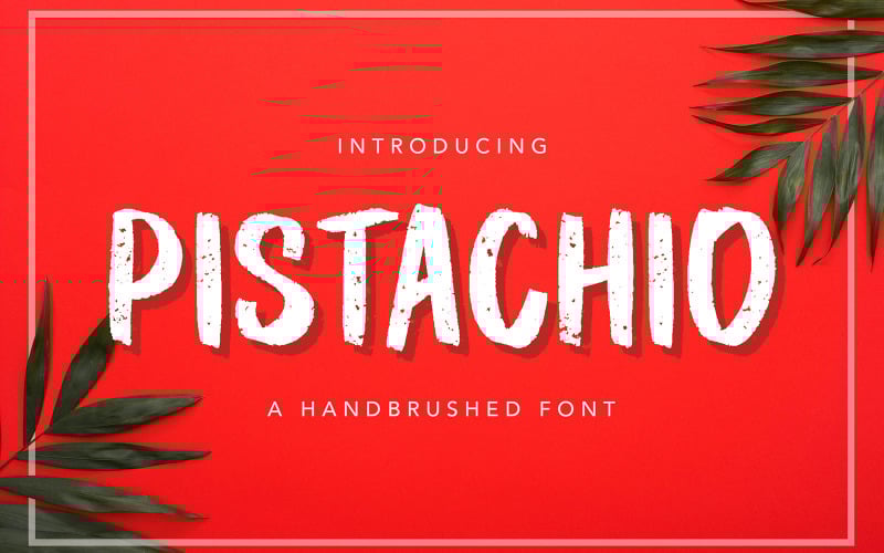 Download Шрифт "Pistachio Handbrushed Font" / Pistachio Handbrushed Font - Шрифт на тему графика handbrush,brushed,facial,perfume,font,makeup,food,chicken,crispy,fun,handwritten