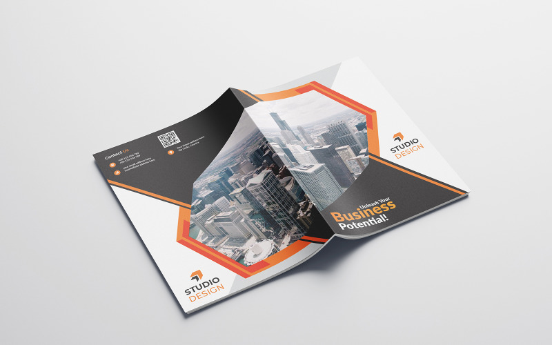 Resurrection 8 Page Business Brochure - Corporate Identity Template