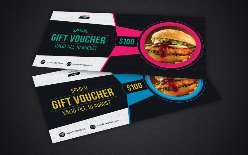 Download Фирменный стиль "Special Gift Voucher" / Special Gift Voucher - Фирменный стиль на тему графика voucher,gift,offer,discount,card,vip,printable