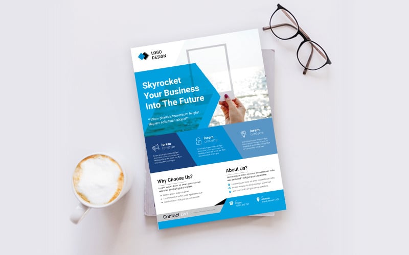 Download Фирменный стиль "Clean Flyer - Corporate Identity Template" / Clean Flyer - Corporate Identity Template - Фирменный стиль на тему графика flyer,template,design,poster,minimal,business,modern,creative,concept,print,corporate,elegant,style,marketing,simple,minimalism,premium,element,clean,minimalistic