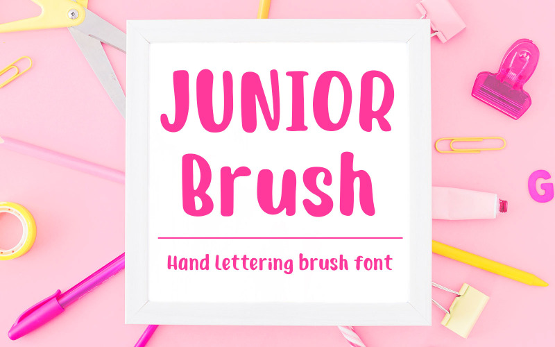 Junior Brush Ručně psané písmo štětce