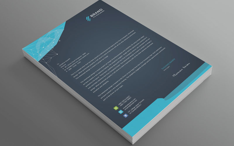 Download Фирменный стиль "Letterhed Vol_ 2 - Corporate Identity Template" / Letterhed Vol_ 2 - Corporate Identity Template - Фирменный стиль на тему графика a4,blank,blue,business,corporate,letterhead,doc,document,docx,eps,file,footer,green,header,illustrator,letter,logo,neat
