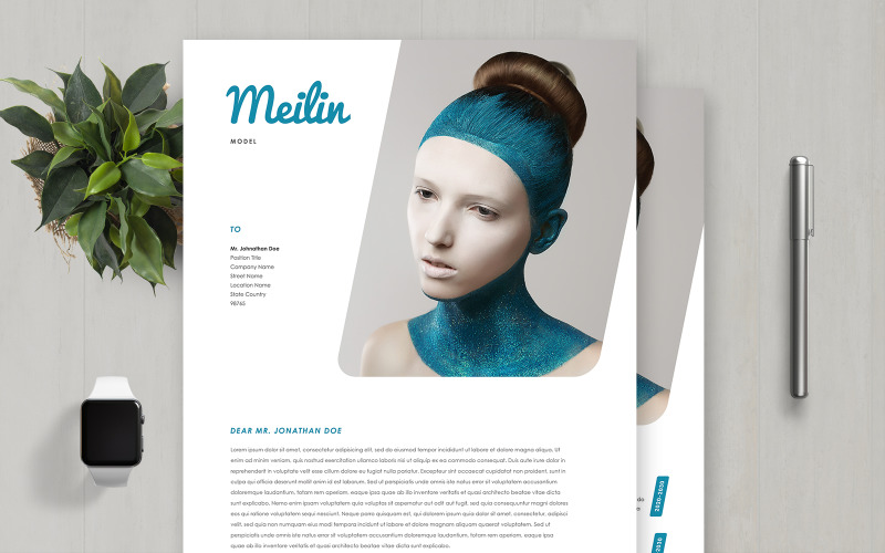 Download Резюме "Meilin - Model Professional and Clean Woman Resume Template" / Meilin - Model Professional and Clean Woman Resume Template - Резюме на тему графика professional,resume,cv,clean,business,corporate,documents,paper,curriculum,vitae,job,works,fresh,graduate