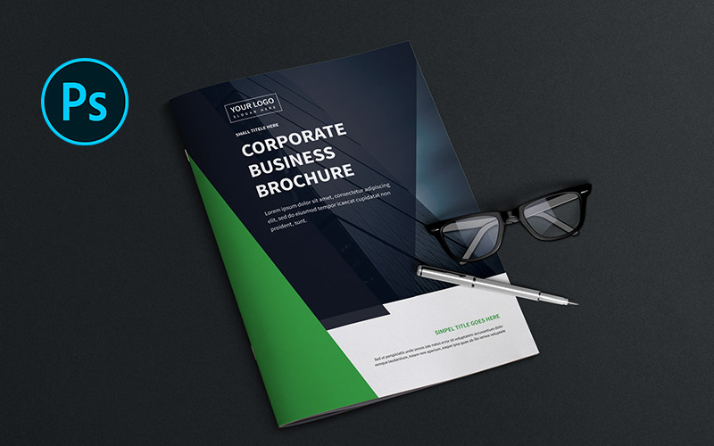 Brožura s profilem společnosti - šablona Corporate Identity