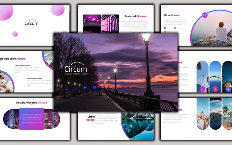 Circum - Creative Business PowerPoint-mall