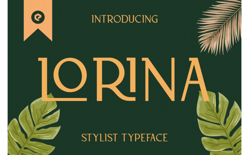 Download Шрифт "Lorina Stylist Typeface Font" / Lorina Stylist Typeface Font - Шрифт на тему графика branding logo,display font,magazine,headline,sans font,multilanguage,decorative font,classy font,elegant font,ligatures