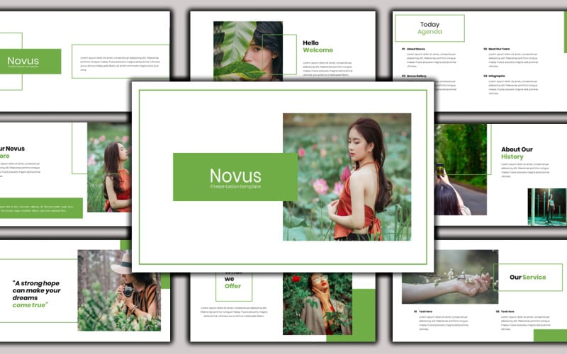 Novus - Creative Business PowerPoint-Vorlage