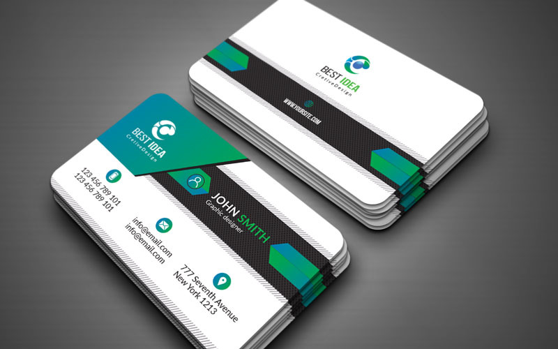 Download Фирменный стиль "Simple Business card - Corporate Identity Template" / Simple Business card - Corporate Identity Template - Фирменный стиль на тему графика abstract,art,artistic,blue,building,computer,corporate,graph,graphic,green,hi-quality,id,kit,internet,logo,modern,multimedia,official,photo,play