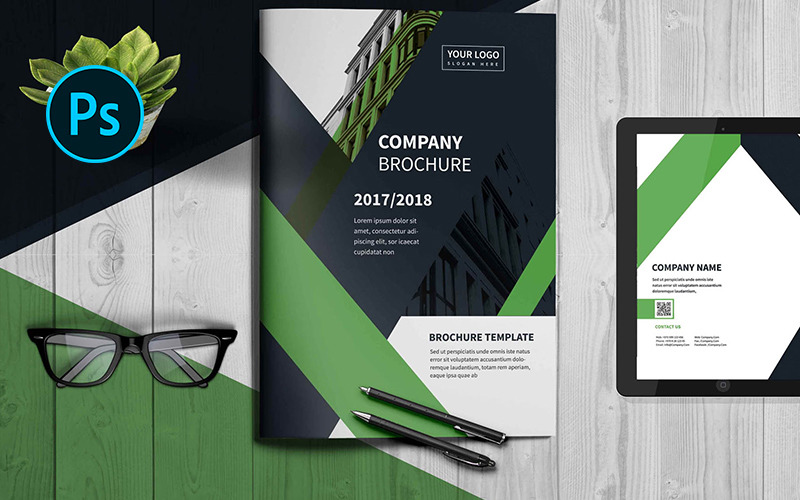 Brožura s profilem společnosti - šablona Corporate Identity