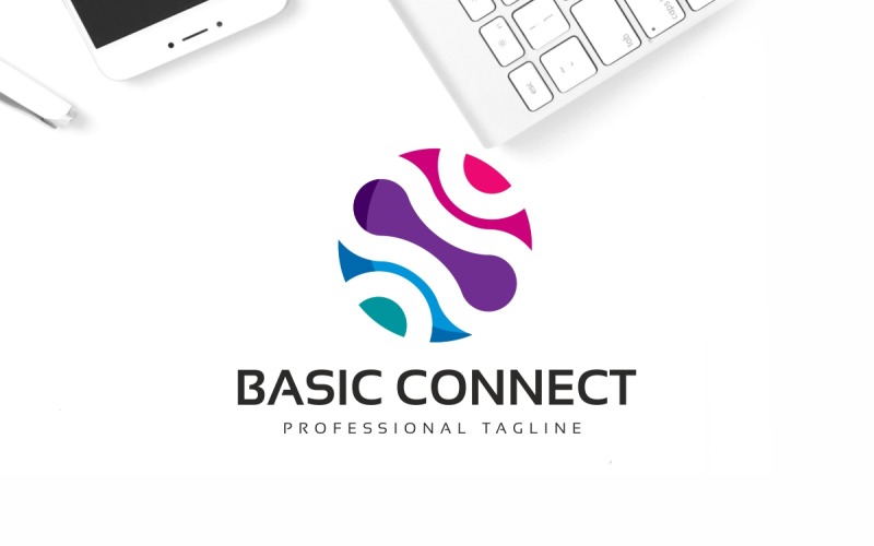 Global Connect Logo Şablonu