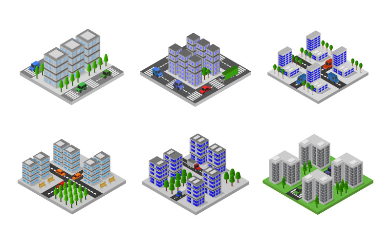 Download Vector "Isometric City Set On White Background - Vector Image" / Isometric City Set On White Background - Vector Image - Vector на тему графика illustration,elements,set,vector,construction,street,collection,isometric,3d,urban,store,business,architecture,modern,isolated,concept,city,transport,map,graphic