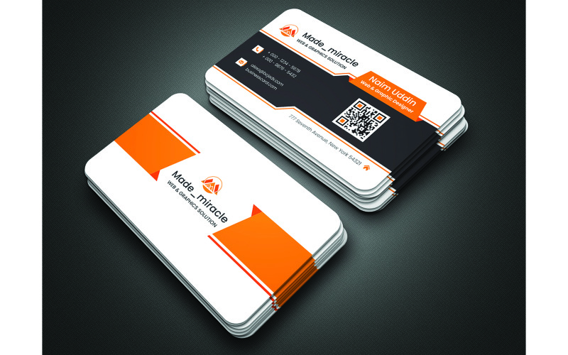 Download Фирменный стиль "Business Card - Corporate Identity Template" / Business Card - Corporate Identity Template - Фирменный стиль на тему графика black,blue,brand,business card,card,clean,cmyk,color,company,corporate,creative,design,designer,eps,green,horizontal,modern,personal,print,print ready