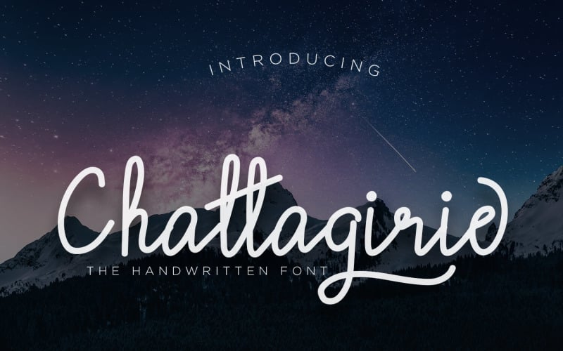 Chatagirie - Handwritten Font